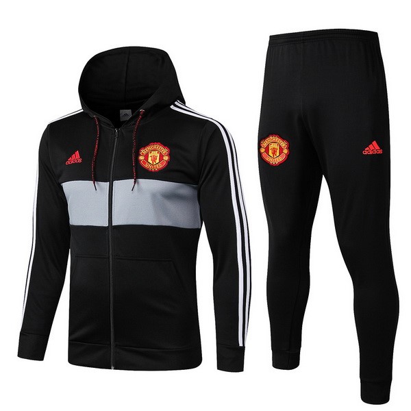 Chandal Manchester United 2019/20 Negro Rojo Gris